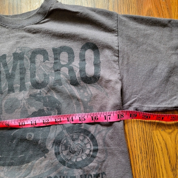 Sons Of Anarchy Short Sleeve T Shirt Men’s Size M Black Grunge Faded Grey - Picture 4 of 7